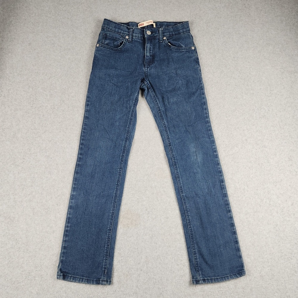 Levi's 511 Slim Performance Jeans Boys 14 Blue Denim Medium Wash Straight Leg